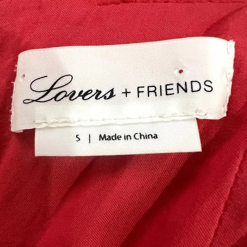 Lovers + Friends Revolve Amy Mini Dress Bodycon Red Size S - Picture 4 of 6